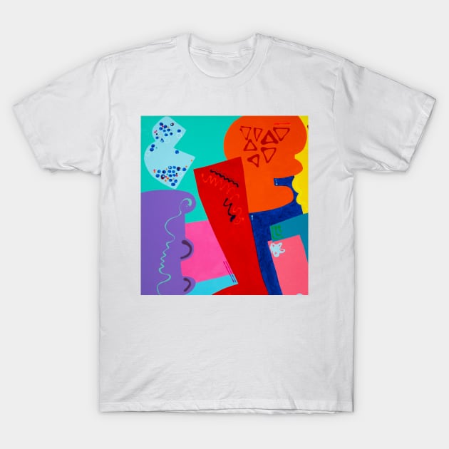 Having Fun with Shapes and Colors - My Original Art T-Shirt by MikeMargolisArt